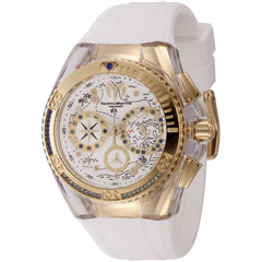 Technomarine Women's Watch - Cruise Dream Yellow Gold Case White Strap | TM-121003