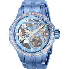 Invicta Men's Watch - Objet D Art Mechanical Skeleton Dial Ice Blue Bracelet | 40122