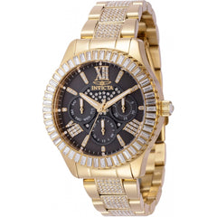Invicta Women's Watch - Specialty Chronograph Crystal Charcoal Dial Bracelet | 44244