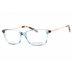 Banana Republic Women's Eyeglasses - Blue Crystal Rectangular Frame | CATE/N 0OXZ 00
