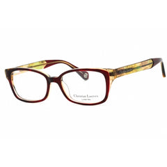 Christian Lacroix Unisex Eyeglasses - Cherry Plastic Rectangular Frame | CL1055 275