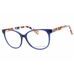Christian Lacroix Women's Eyeglasses - Blue Cassata Plastic Cat Eye Frame | CL1097 060