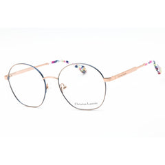 Christian Lacroix Women's Eyeglasses - Navy/Rose Gold Full Rim Frame | CL3074 600