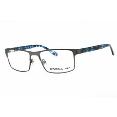 ONeill Men's Eyeglasses - Matte Gunmetal/Blue Metal Rectangular Frame | ONO-AIDAN 005