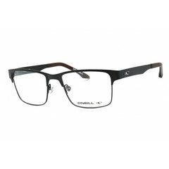 ONeill Men's Eyeglasses - Gunmetal/Brown Metal Square Full Rim Frame | ONO-PORT 005