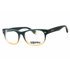 Superdry Unisex Eyeglasses - Green/Amber Plastic Cat Eye Shape Frame | SDO-OSAKA 115