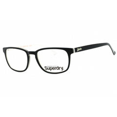 Superdry Women's Eyeglasses - Black/White Plastic Square Shape Frame | SDO-QUINN 104