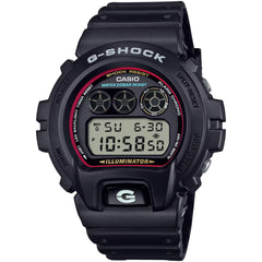 Casio Men's Watch - G-Shock Chronograph Black and Grey Digital Dial Strap | DW6900RL-1