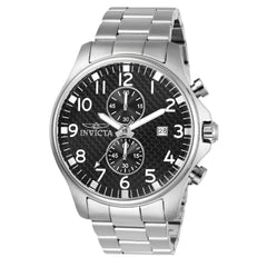 Invicta 0379 Men's Oversized Quartz Chronograph Carbon Fiber Dial Watch