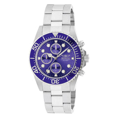 Invicta Men's Chronograph Stainless Steel Watch - Pro Diver Blue Dial Quartz | 1769