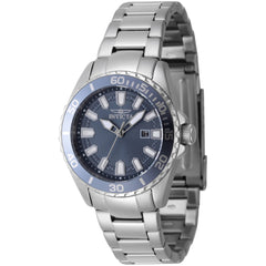 Invicta Women's Watch - Pro Diver Quartz Blue Dial Stainless Steel Bracelet | 47343