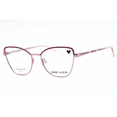 Anne Klein Women's Eyeglasses - Rose Gold Metal Full Rim Cat Eye Frame | AK5112 771