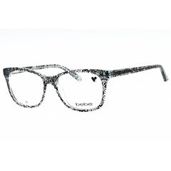 Bebe Women's Eyeglasses - Jet Lace Acetate Full Rim Square Shape Frame | BB5213 011