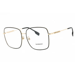 Burberry Women's Eyeglasses - Black Metal Full Rim Square Shape Frame| 0BE1378D 1326
