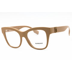 Burberry Women's Eyeglasses - Beige Plastic Full Rim Cat Eye Frame | 0BE2388 3990
