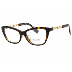 Burberry Women's Eyeglasses - Dark Tortoise Plastic Full Rim Cat Eye | 0BE2392F 3002