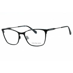 Calvin Klein Jeans Women's Eyeglasses - Black/White Metal Cat Eye Frame | CKJ21207 073