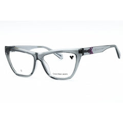 Calvin Klein Jeans Women's Eyeglasses - Grey Full Rim Cat Eye Frame | CKJ23614 050