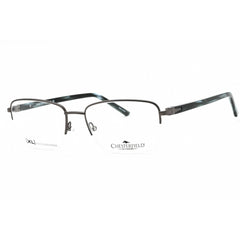 Chesterfield Men's Eyeglasses - Matte Grey Metal Rectangular Frame | CH 79XL 0RIW 00