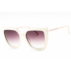 Chopard Women's Sunglasses - Glossy Powder Pink Metal Full Rim Cat Eye | SCH319M 09FF