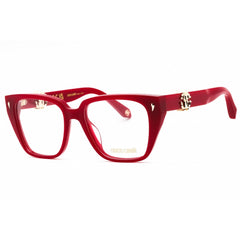 Chopard Women's Eyeglasses - Shiny Full Red Plastic Full Rim Cat Eye | VRC046 09EZ