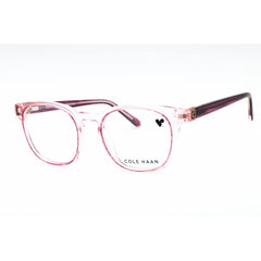 Cole Haan Unisex Eyeglasses - Blush Crystal Acetate Cat Eye Shape Frame | CH4500 651