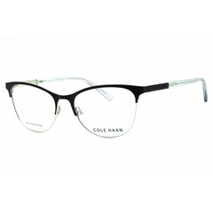 Cole Haan Women's Eyeglasses - Black Metal Full Rim Cat Eye Shape Frame | CH5051 001