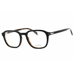 David Beckham Men's Eyeglasses - Black Stripe Brown Square Frame | DB 1084 005K 00