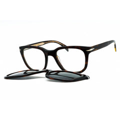 David Beckham Men's Sunglasses - Havana Plastic Full Rim Square | DB 7043/CS 0086 M9