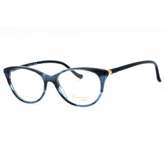 Emozioni Women's Eyeglasses - Grey Blue Plastic Full Rim Oval Frame | EM 8502 009V 00