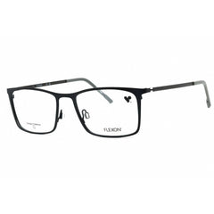 Flexon Men's Eyeglasses - Matte Midnight Blue/Silver Metal Frame | FLEXON E1144 405