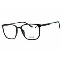 Flexon Unisex Eyeglasses - Shiny Black Full Rim Square Shape Frame | FLEXON EP8022 001