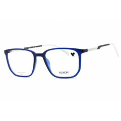 Flexon Unisex Eyeglasses - Shiny Crystal Navy Square Shape Frame | FLEXON EP8022 420