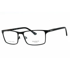 Hackett Men's Eyeglasses - Black Metal Full Rim Rectangular Shape Frame | HEK1213 02