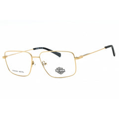 Harley Davidson Men's Eyeglasses - Pale Gold Metal Full Rim Rectangular | HD0954 032