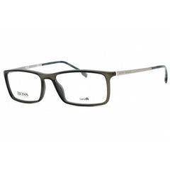 Hugo Boss Men's Eyeglasses - Grey Plastic Full Rim Rectangular | BOSS 1184 0KB7 00