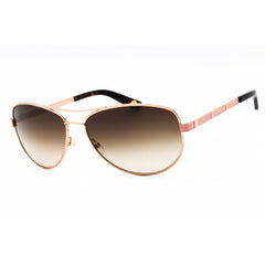 Juicy Couture Women's Sunglasses - Red Gold Metal Full Rim Aviator | JU 554/S 0AU2 Y6
