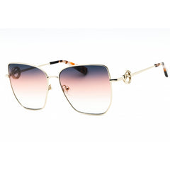 Longchamp Women's Sunglasses - Gold Metal Full Rim Butterfly Shape Frame| LO169S 726