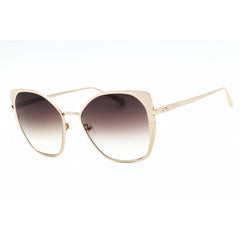Longchamp Women's Sunglasses - Gold Metal Full Rim Butterfly Shape Frame| LO175S 727