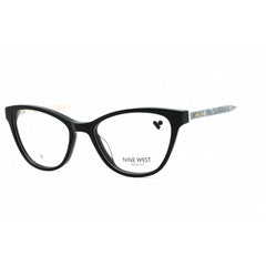 Nine West Women's Eyeglasses - Black Plastic Full Rim Cat Eye Shape Frame| NW5217 001