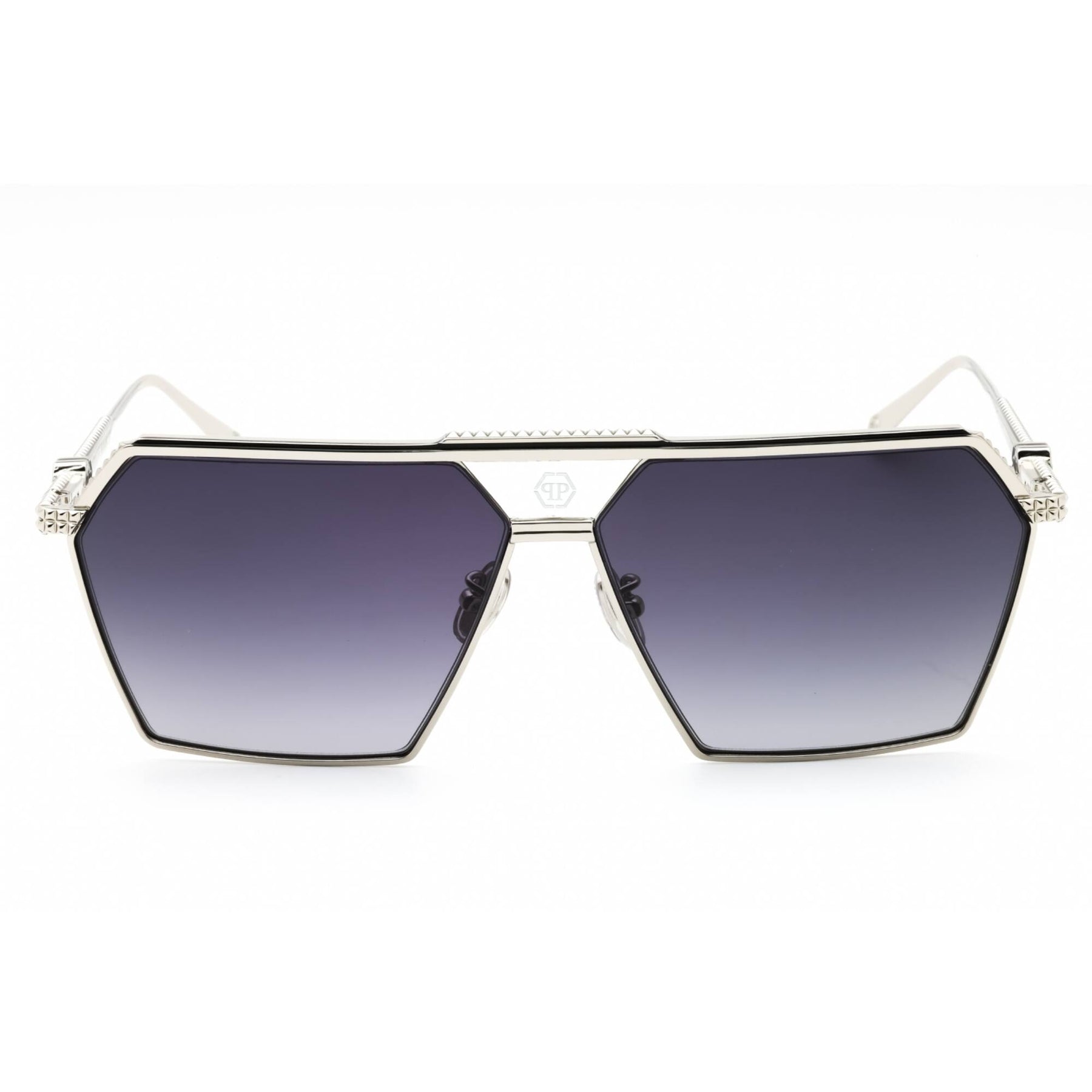 PHILIPP PLEIN ハイロット サンクラス SPP076M 0579 Philipp Plein Men's Sunglasses - Polished Palladium Full Rim