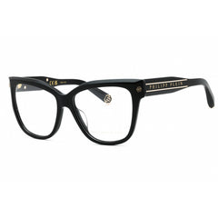 Philipp Plein Women's Eyeglasses - Shiny Black Plastic Cat Eye Frame | VPP051M 0700
