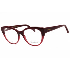 Salvatore Ferragamo Women's Eyeglasses - Burgundy Acetate Cat Eye Frame | SF2970 601
