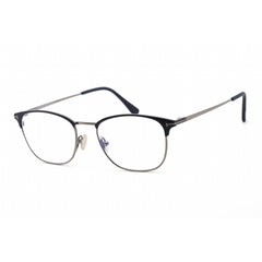 Tom Ford Men's Eyeglasses - Matte Blue Metal Full Rim Oval Shape Frame | FT5750-B 091