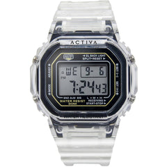 Invicta Unisex Watch - Activa Digital Dial Transparent Silicone Strap | ACW424-004