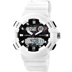 Invicta Unisex Watch - Activa Alarm Analog-Digital Dial White Strap | ACW496-002