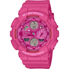 Casio Women's Watch G-Shock Pink and Grey Ana-Digi Dial Strap GMA-S140PP-4ACR
