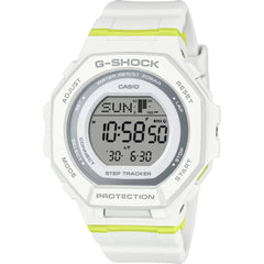 Casio Women's Watch G-Shock White Resin Strap Grey Digital Dial GMD-B300SC-7CR