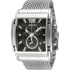 Invicta Men's Watch Speedway Chrono Black Mother of Pearl Dial Bracelet 48206