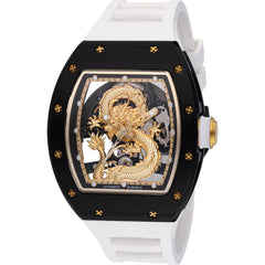 Invicta Men's Watch S1 Rally Dragon Edition Chrono White Silicone Strap 49013